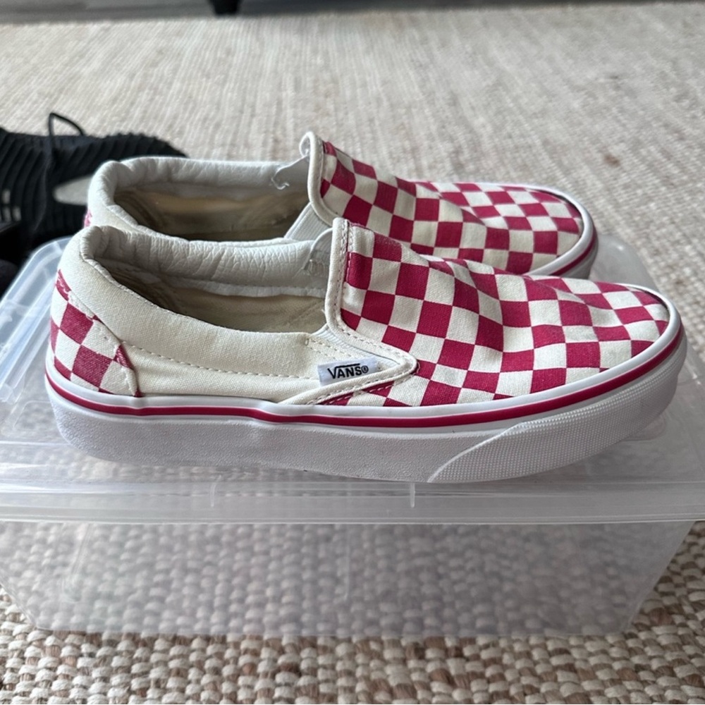 Vans canvas Checkered Slid-on